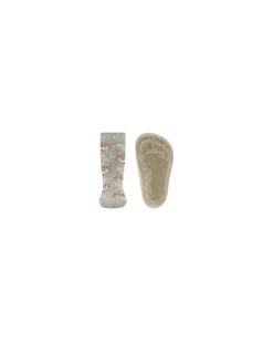 Calzini Antiscivolo - Ricci - Beige Melange - Cotone