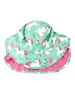Cappellino Estivo con Falda Lunga Protettiva - UPF 50+ - Unity l'Unicorno