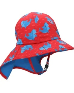 Cappellino Estivo con Falda Lunga Protettiva - UPF 50+ - Squalo