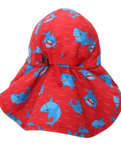 Cappellino Estivo con Falda Lunga Protettiva - UPF 50+ - Squalo