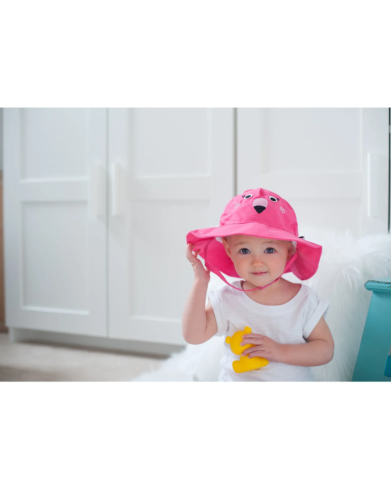 Cappellino Estivo UPF 50 - Fenicottero - Diverte e protegge!