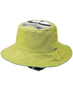 Cappello Estivo Reversibile Anti-UV SPF 50+, Orsetto Lavatore+Volpe - 100% cotone