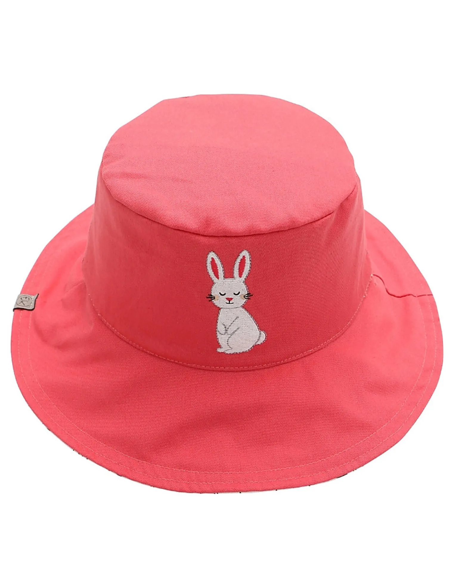 Cappello Estivo Reversibile da Colorare con Pennarelli - 100% Cotone - Coniglietto