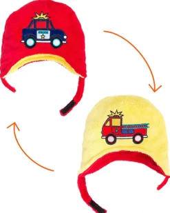 Cappello Invernale Reversibile in Pile - Pompieri+Polizia - Anti-UV SPF 50+