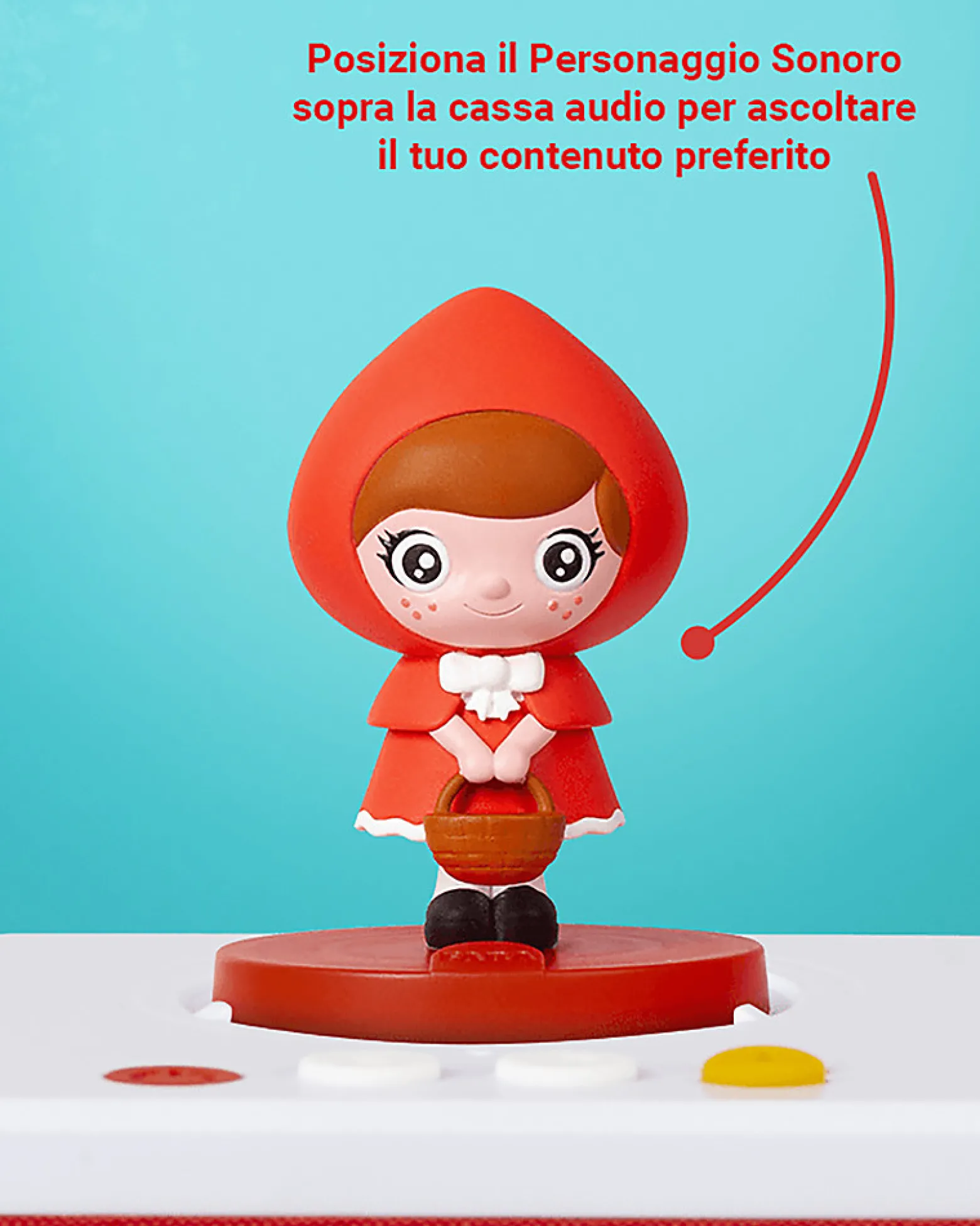 Cappuccetto Rosso - Personaggio Sonoro per Raccontastorie Faba
