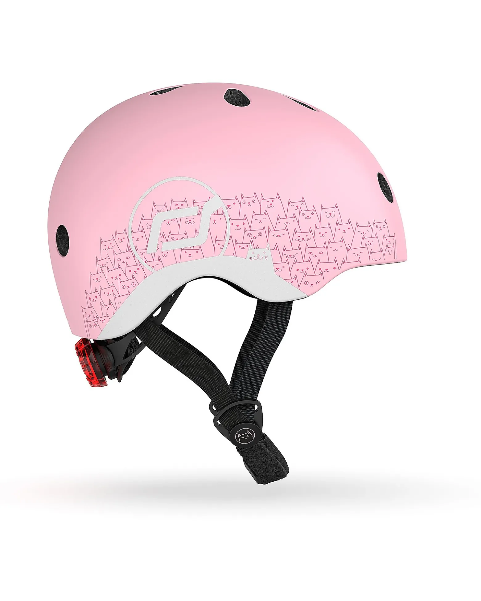 Casco Baby XXS-S - Rosa Riflettente - 45-51 cm
