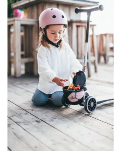 Casco Baby XXS-S - Rosa Riflettente - 45-51 cm