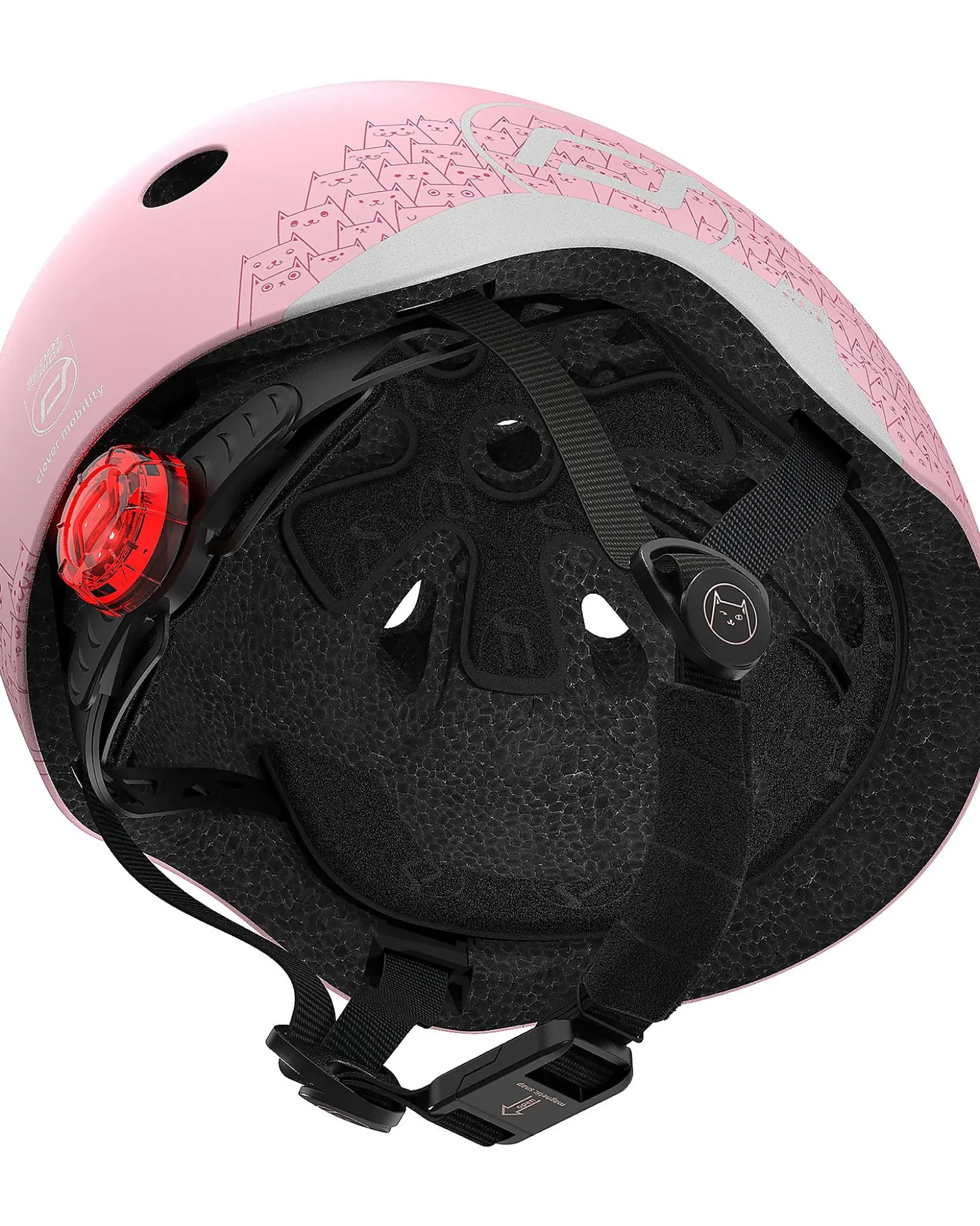 Casco Baby XXS-S - Rosa Riflettente - 45-51 cm