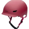 Casco per Bici 51-56 cm - Rosso Opaco - Chiusura Magnetica