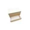 Cassettiera Sleepi - con Cassetti - Bianco/Naturale - in Legno