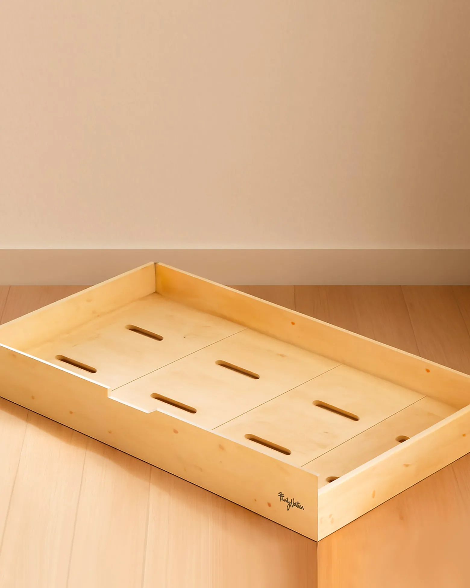 Cassetto Estraibile Montessori Evi per Letti 140 x 70 cm