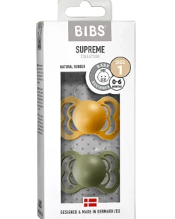 Ciuccio Supreme - Tettarella Simmetrica in Gomma Naturale - Honey Bee e Oliva - Senza PBA, PVC e Flatati