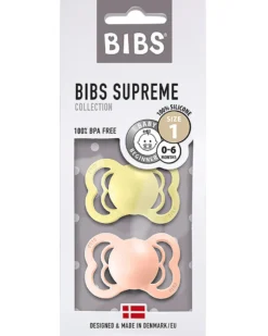 Ciuccio Supreme - Tettarella Simmetrica in Silicone - Sunshine e Peach Sunset - Senza PBA, PVC e Flatati