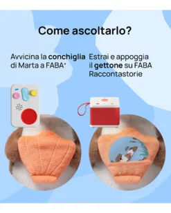Coccole e abbracci con Marta - Personaggio Sonoro per Raccontastorie Faba