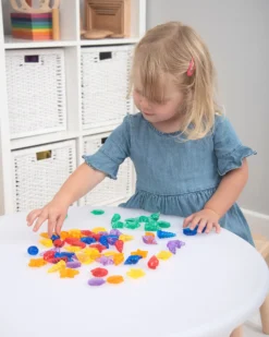 Conchiglie Traslucide - Rosso/Arancione/Giallo/Verde/Blu/Viola - da 3 Anni - Per Lavagna Luminosa