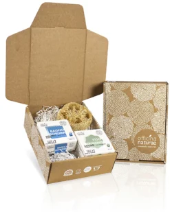 Confezione Regalo CO.SO. - Cura del Corpo - Bagnoschiuma Solido/Detergente Solido Viso/Luffa