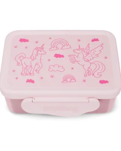 Contenitore Porta Pranzo in Acciaio Inox - Unicorni - 17x7x14 cm