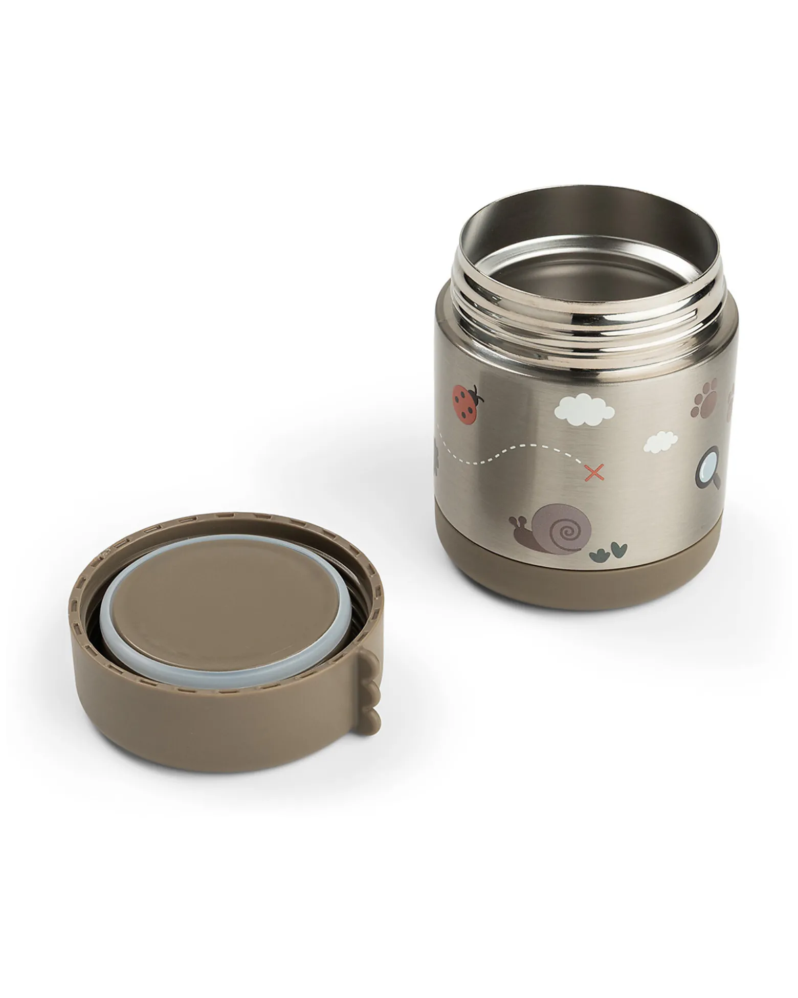 Contenitore Termico Cibo in Acciaio Inox - Tiny Trails - Sabbia - 300 ml
