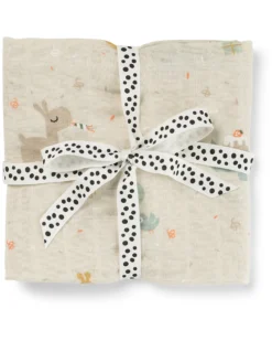 Copertina Milleusi - Celebration - Sabbia - 100% Cotone OEKO-TEX - 120x120cm