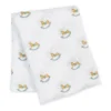 Copertina Swaddle 100x100 cm - Cavallo a Dondolo - 100% Mussola di Cotone