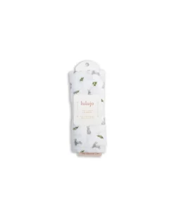 Copertina Swaddle 100x100 cm - Coniglietti - 100% Mussola di Cotone