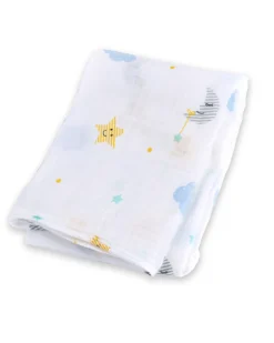 Copertina Swaddle 120 x 120 cm, Dreamland - 100% mussola di cotone