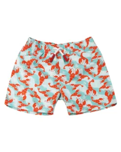 Costume da Bagno a Pantaloncino - Tessuto Traspirante - Logan l'Aragosta - UPF 50+