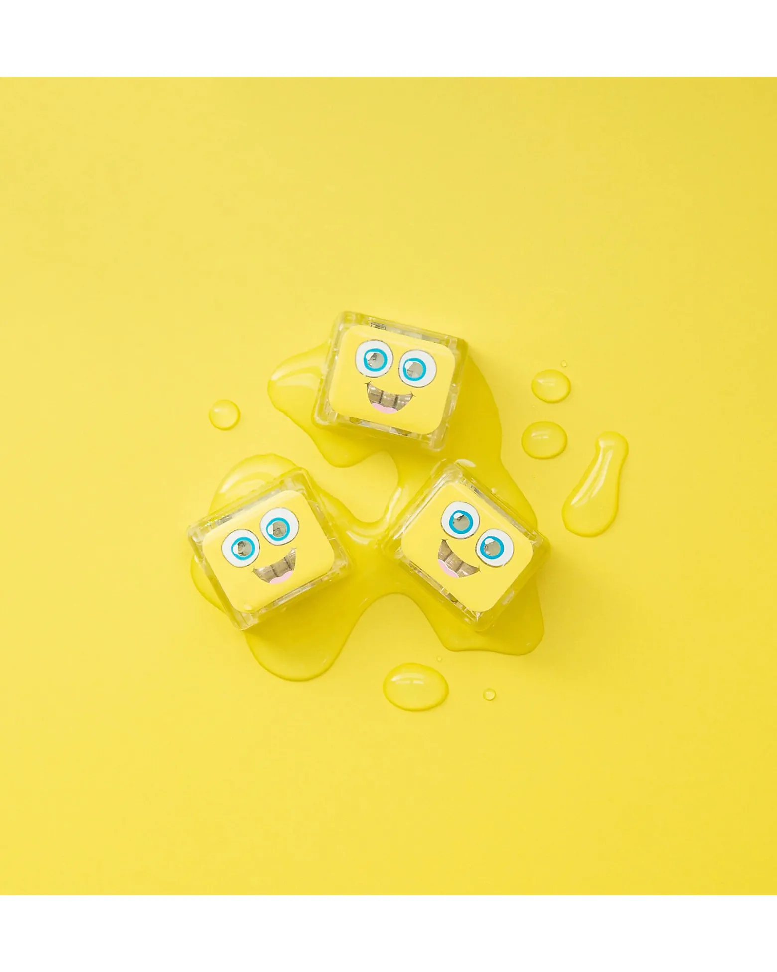 Cubi Luminosi Alex - Giallo - Set da 4 - Adatto da 3 Anni