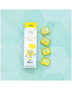 Cubi Luminosi Alex - Giallo - Set da 4 - Adatto da 3 Anni