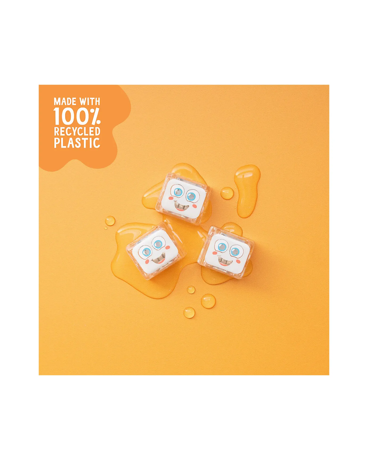 Cubi Luminosi Party Pal - Bianco - Set da 4 - Adatto da 3 Anni