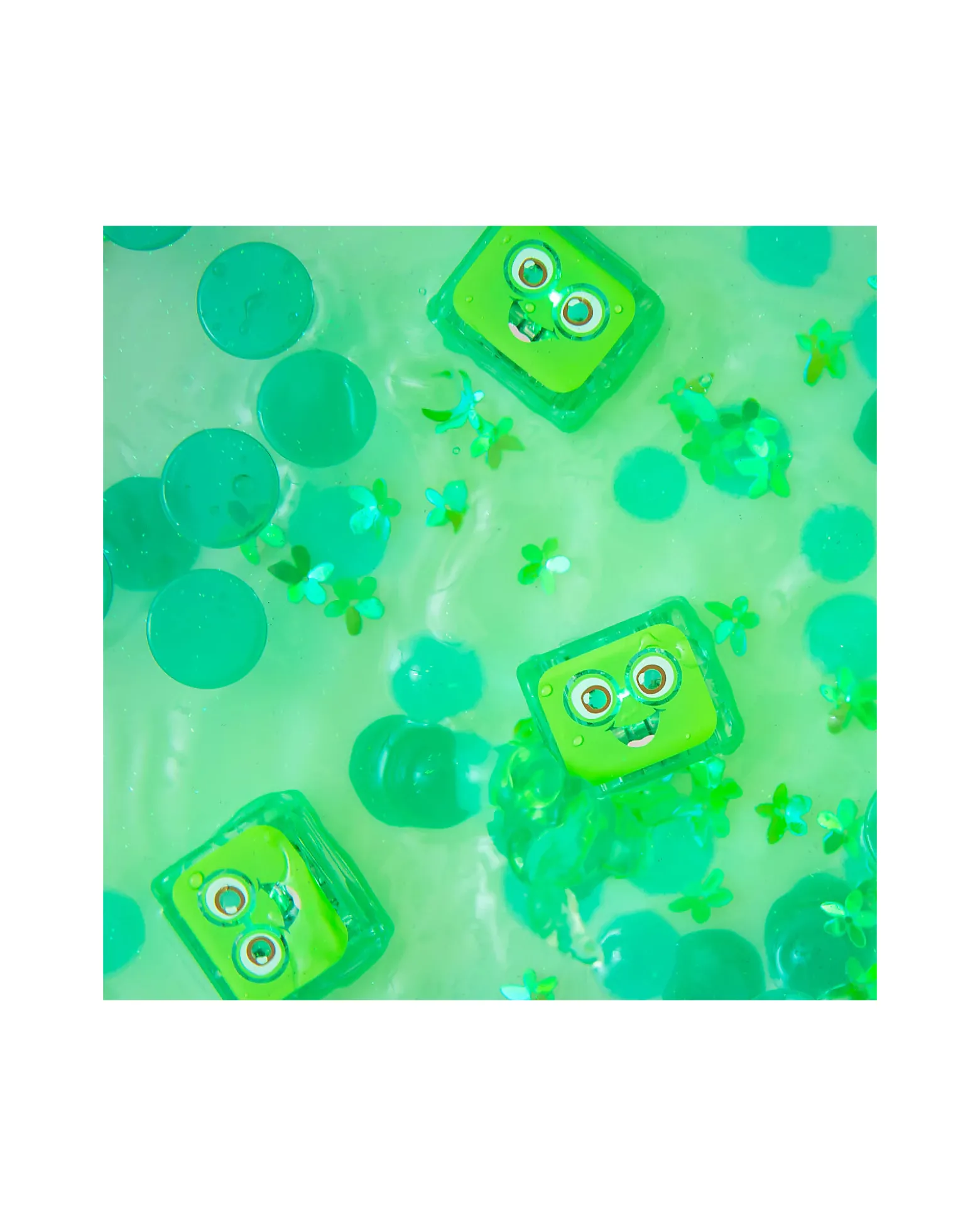 Cubi Luminosi Pippa - Verde - Set da 4 - Adatto da 3 Anni