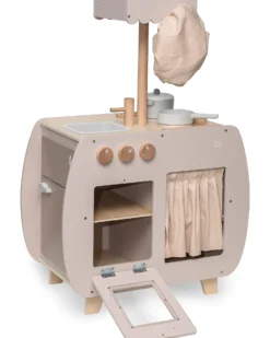 Cucina Bistro Giocattolo in Legno FSC - Beige - 12+ m
