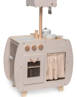 Cucina Bistro Giocattolo in Legno FSC - Beige - 12+ m