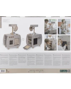 Cucina Bistro Giocattolo in Legno FSC - Beige - 12+ m