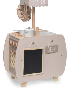 Cucina Bistro Giocattolo in Legno FSC - Beige - 12+ m