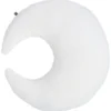 Cuscino Luna Sense - Bianco - Velluto a Coste - 45x40 cm