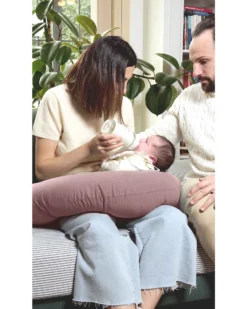 Cuscino Mirai 2 in 1 per Gravidanza e Allattamento - Rosa