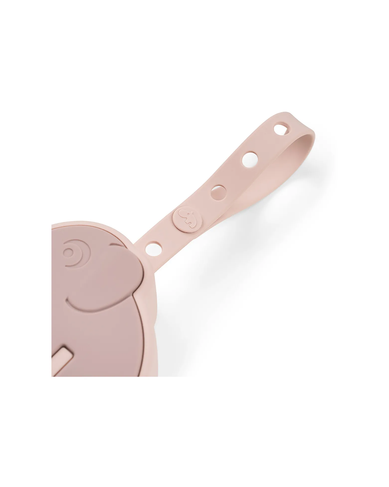 Custodia Portaciucci in Silicone Alimentare - Elphee - Rosa Cipria
