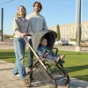 Electa System Quattro - Garage Grey - Seduta All Season + Culla Open Up + Standup + Seggiolino Auto Darwin Recline