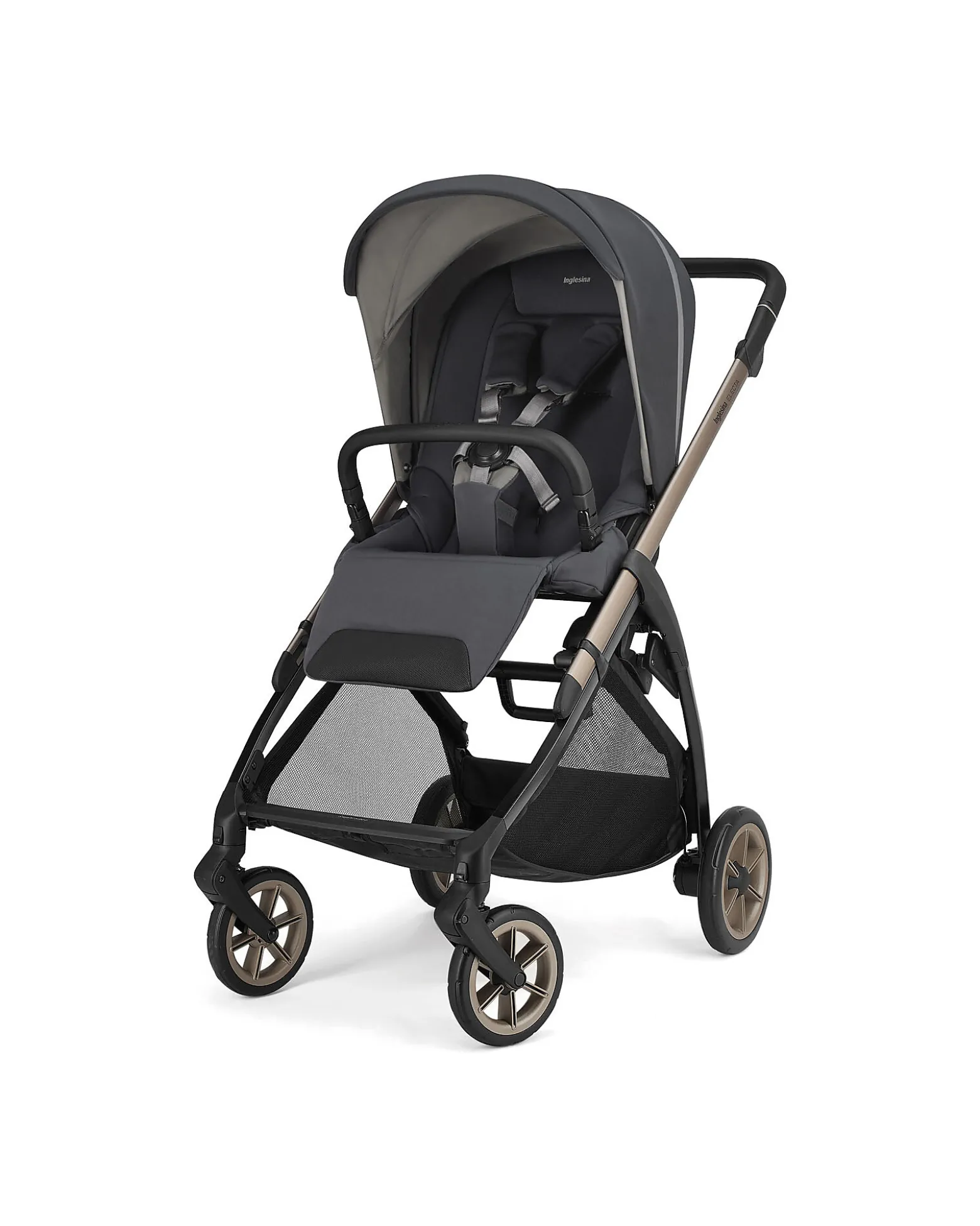 Electa System Quattro - Garage Grey - Seduta All Season + Culla Open Up + Standup + Seggiolino Auto Darwin Recline