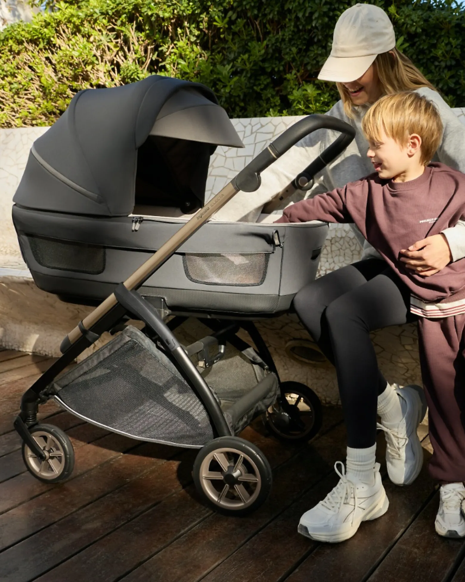 Electa System Quattro - Hangar Beige - Seduta All Season + Culla Open Up + Standup + Seggiolino Auto Darwin Recline