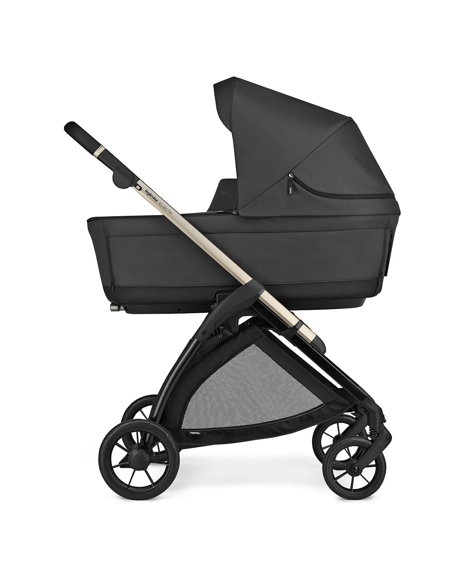Electa System Quattro - Upper Black - Seduta All Season + Culla Open Up + Standup + Seggiolino Auto Darwin