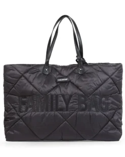 Family Bag Trapuntata - Borsa Weekend - 55 x 18 x 40 cm - Nero