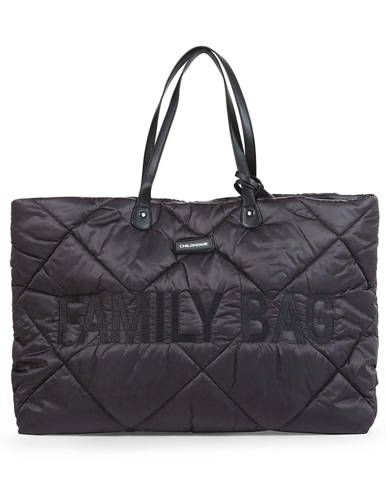 Family Bag Trapuntata - Borsa Weekend - 55 x 18 x 40 cm - Nero