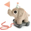 Gioco da Tirare 2-in-1 Elphee - Sabbia - Usalo con il Vagone o Come Peluche! - 12m+