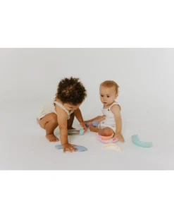 Gioco Impilabile - Over the Rainbow - Pastel - Silicone Alimentare