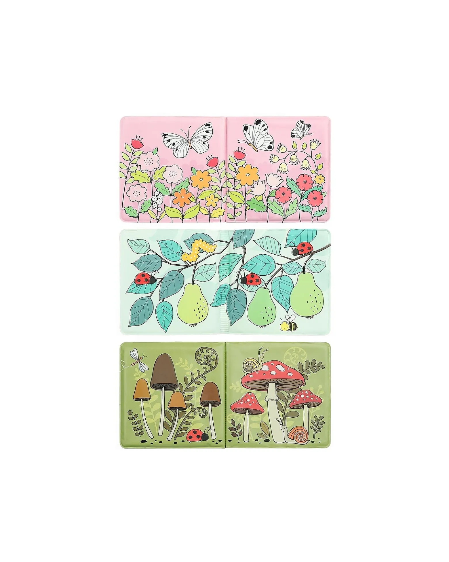Gioco Libro da Bagno - Garden Friends - Si Colora al Contatto con l'Acqua!