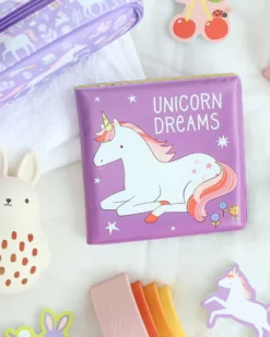 Gioco Libro da Bagno - Unicorn Dreams - Si Colora al Contatto con l'Acqua!
