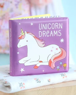 Gioco Libro da Bagno - Unicorn Dreams - Si Colora al Contatto con l'Acqua!