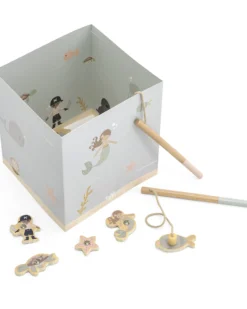 Gioco Magnetico Pesca in Legno - 16 pz - 3+ Anni